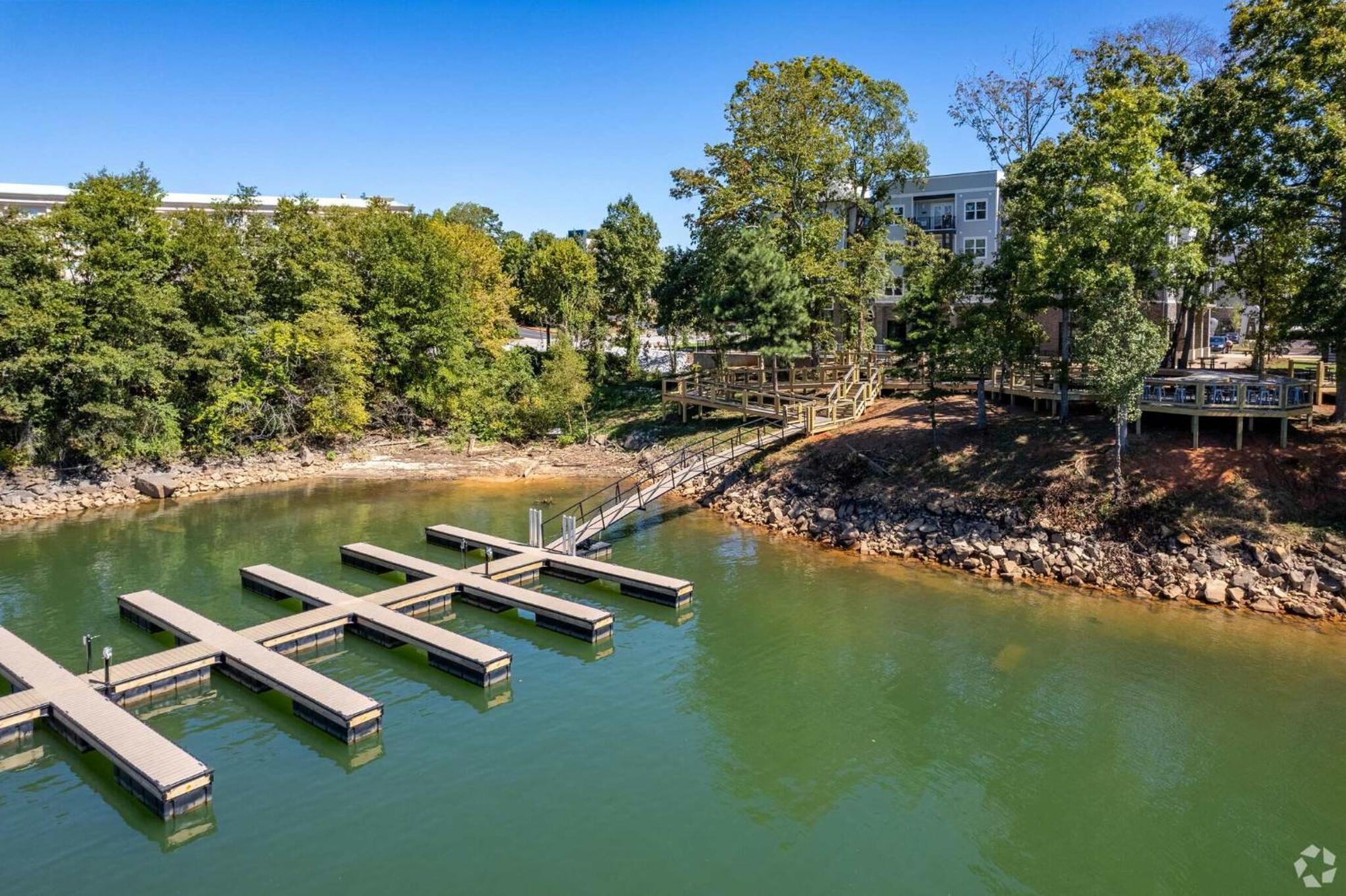 Dockside On Lake Hartwell Near Death Valley Clemson Luaran gambar